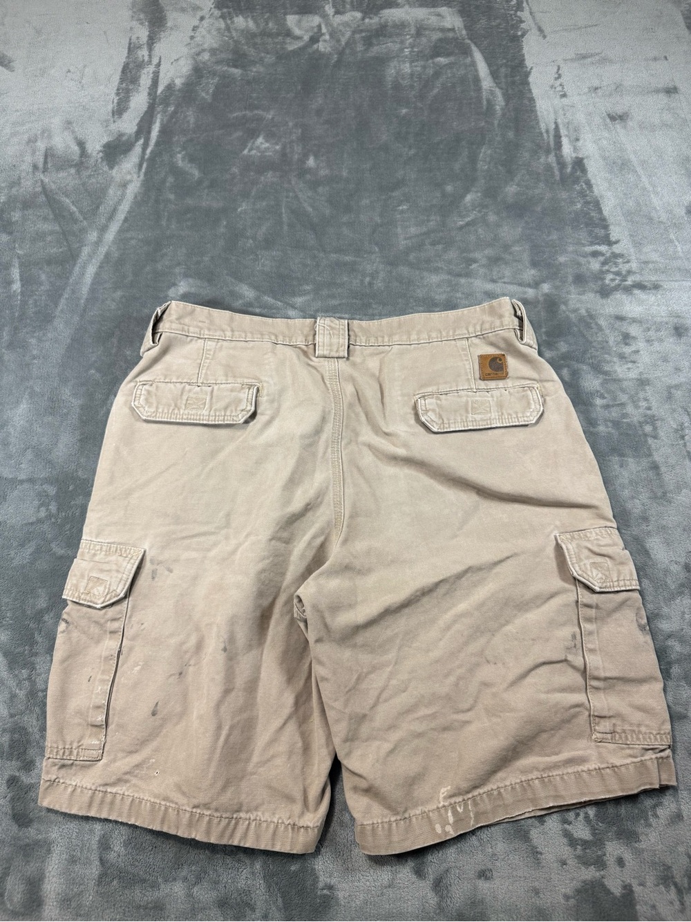Carhartt B164 Beige Cargo Shorts Workwear Vintage Carhartt Shorts Size 36